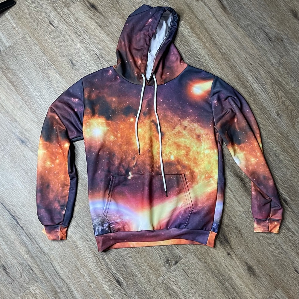 Galaxy hoodie , US Boys M